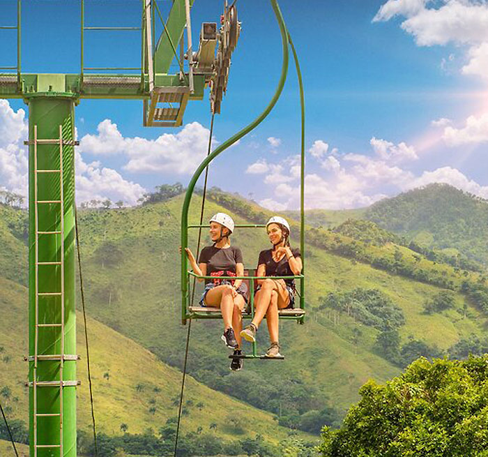 La Hacienda Park 7 Activities Combo, Buggies, Zipline, Safari, Culture, Chairlift, Horseback Riding, Combo Tour Best 7 in 1 from Bavaro, Punta Cana, Uvero Alto, Macao, Bayahibe - Dominican Republic